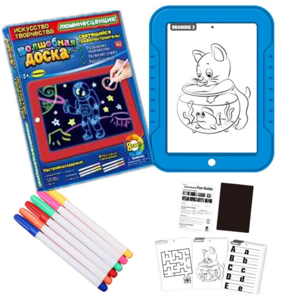 ⁦لوحة رسم مضيئة للأطفال Magic pad⁩ - الصورة ⁦2⁩