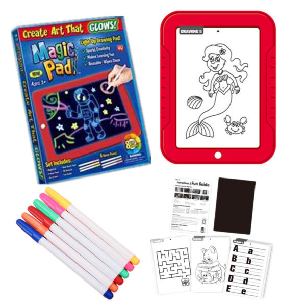 ⁦لوحة رسم مضيئة للأطفال Magic pad⁩ - الصورة ⁦3⁩